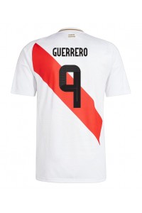 Peru Paolo Guerrero #9 Voetbaltruitje Thuis tenue Copa America 2024 Korte Mouw